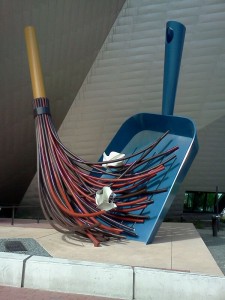Claes Oldenburg's broom