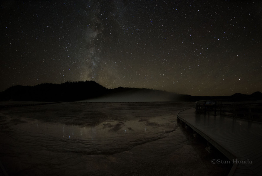 Southern Milky Way at Midway Geyser Basin