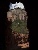 Looking out through the Supai Tunnel