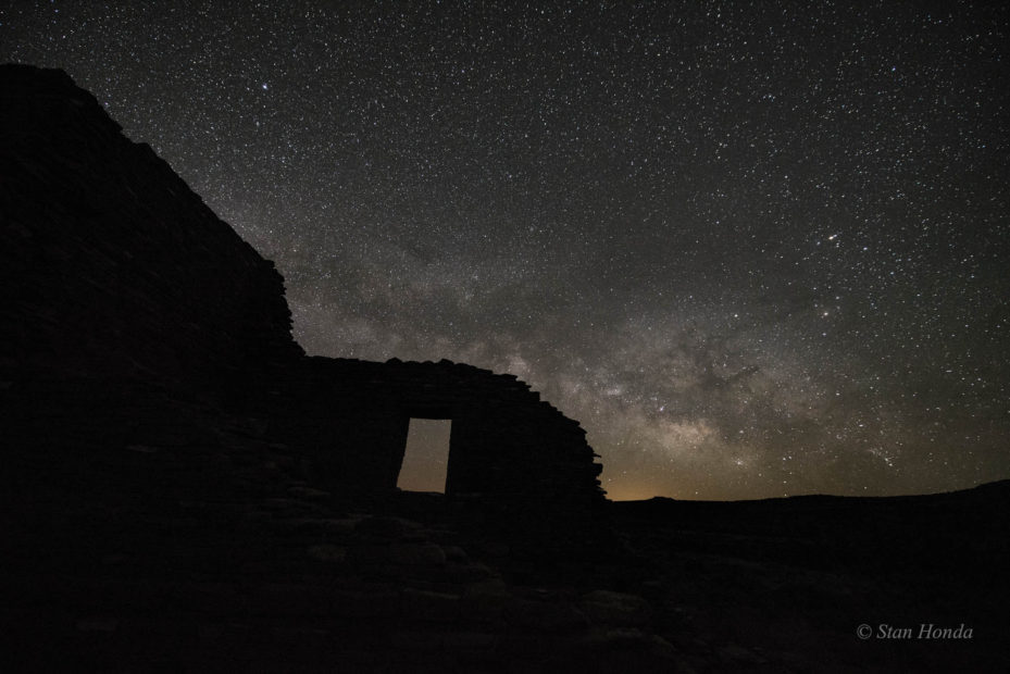 Milky Way rising, Pueblo del Arroyo, Mar. 17, 4:18 am