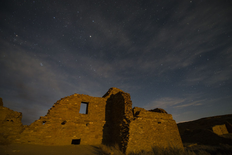 Moonlight, Pueblo del Arroyo, Mar. 24, 9:07 pm